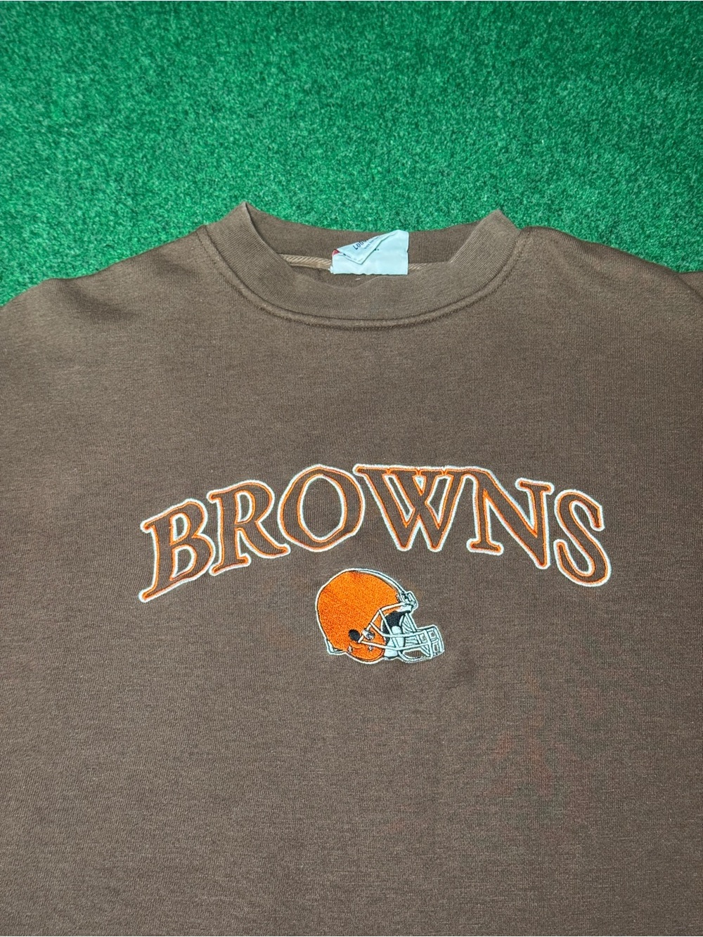 Vintage 90s Cleveland Browns Football Sweatshirt Crewneck, Baggy Dawg Pound Med.
